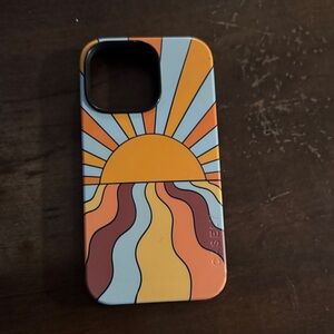 Vibrant Sunset Design Phone Case